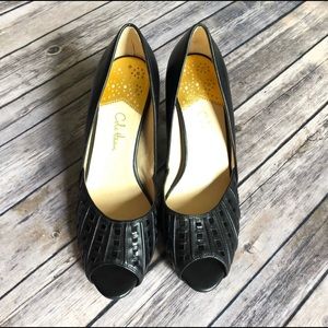 Cole Haan Peep Toe Pumps Sz 8